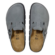 Women's Birkenstock Boston Pap Chunky Basalt Gray / Black 1029142