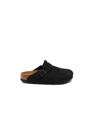 Boston Suede Soft Footbed Narrow In Black