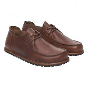 Men's Utti Lace Up Moccasin-Style Shoe In Roast