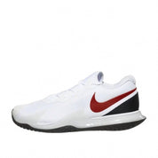Men's Air Zoom Vapor Cage 4 Hc Shoes In White/gym Red