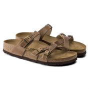 Women's Franca Oiled Leather Sandal In Brown Brown