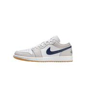 Men's Nike Air Jordan 1 Low White / Midnight Navy 553558-146