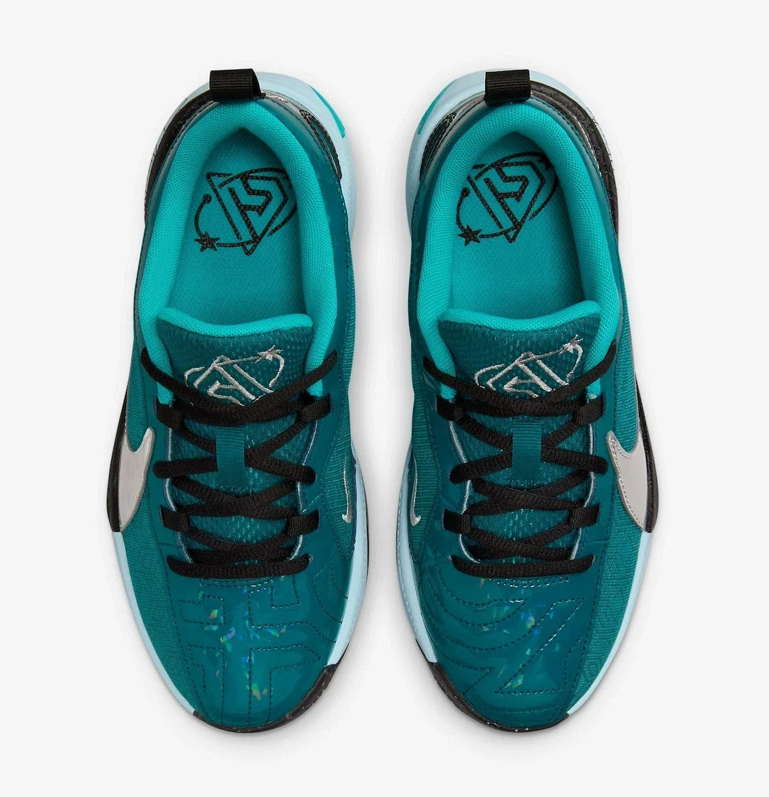 Youth Nike Zoom Freak FN1356- GS 'All-Star Youth Teal Basketball Shoes TF819