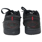 Nike Air Jordan 1 Low SE Craft Sneakers in Black Leather