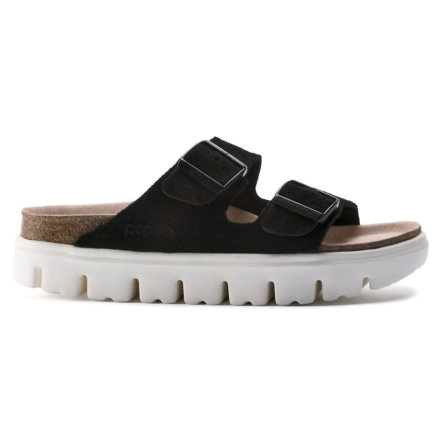 Women's Arizona Chunky Sandal In Black Suede