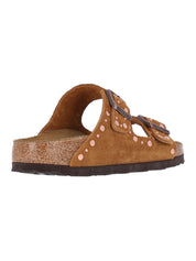 "Arizona Rivet" Sandals – Brown