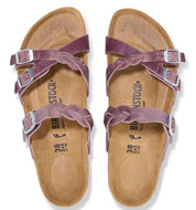 Women's Franca Braided Oiled Leather Sandals In Lavender