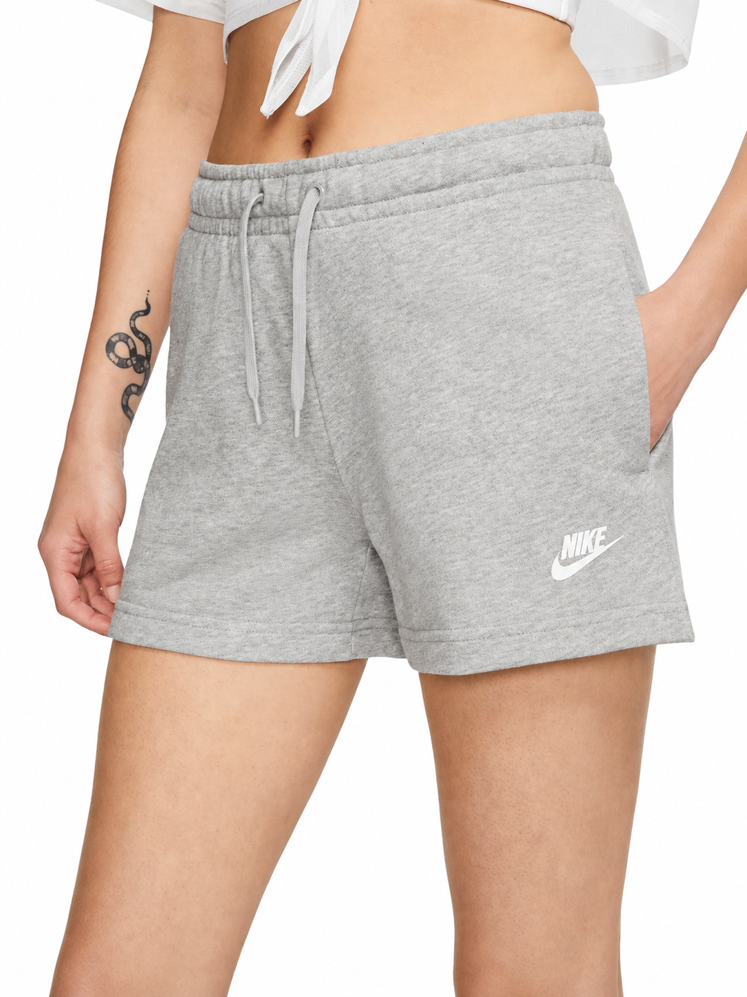 Women's Nike Sportswear Club Fleece Shorts Grey CJ3924-063