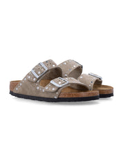 Arizona Rivet Suede Micro Stud Sandals