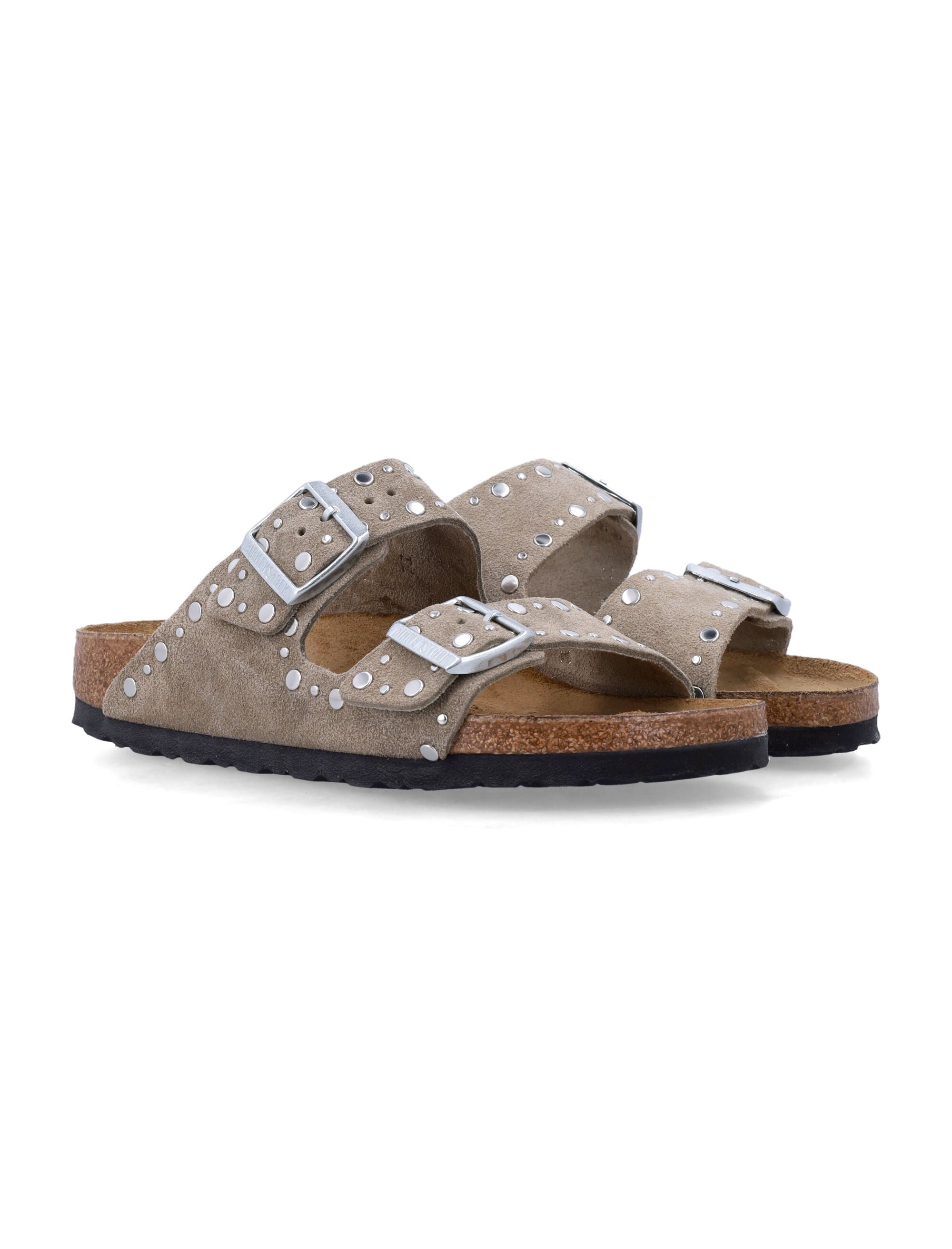 Arizona Rivet Suede Micro Stud Sandals