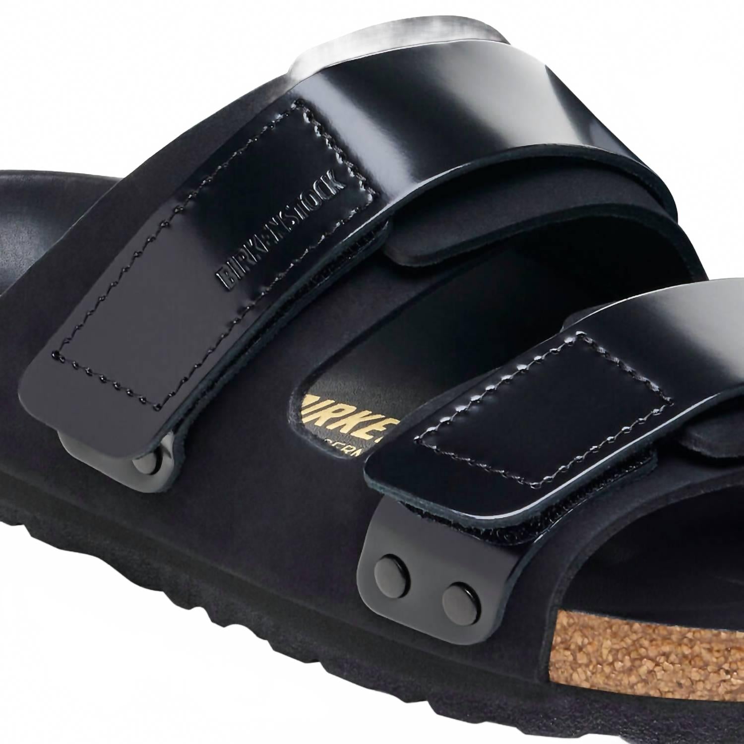 Women’S Uji Nubuck Leather Sandal In Black