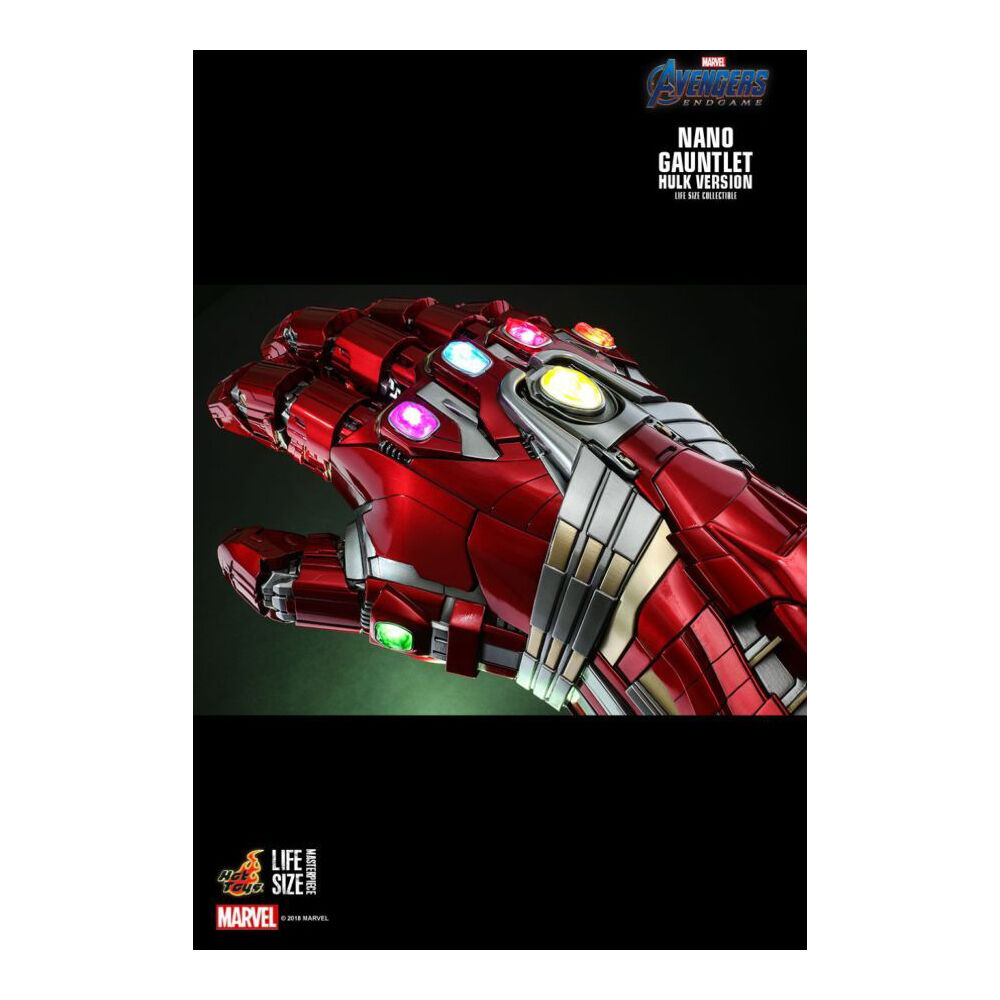 71cm Avengers 4 Endgame Nano Gauntlet Hulk Version 1:1 Scale Replica