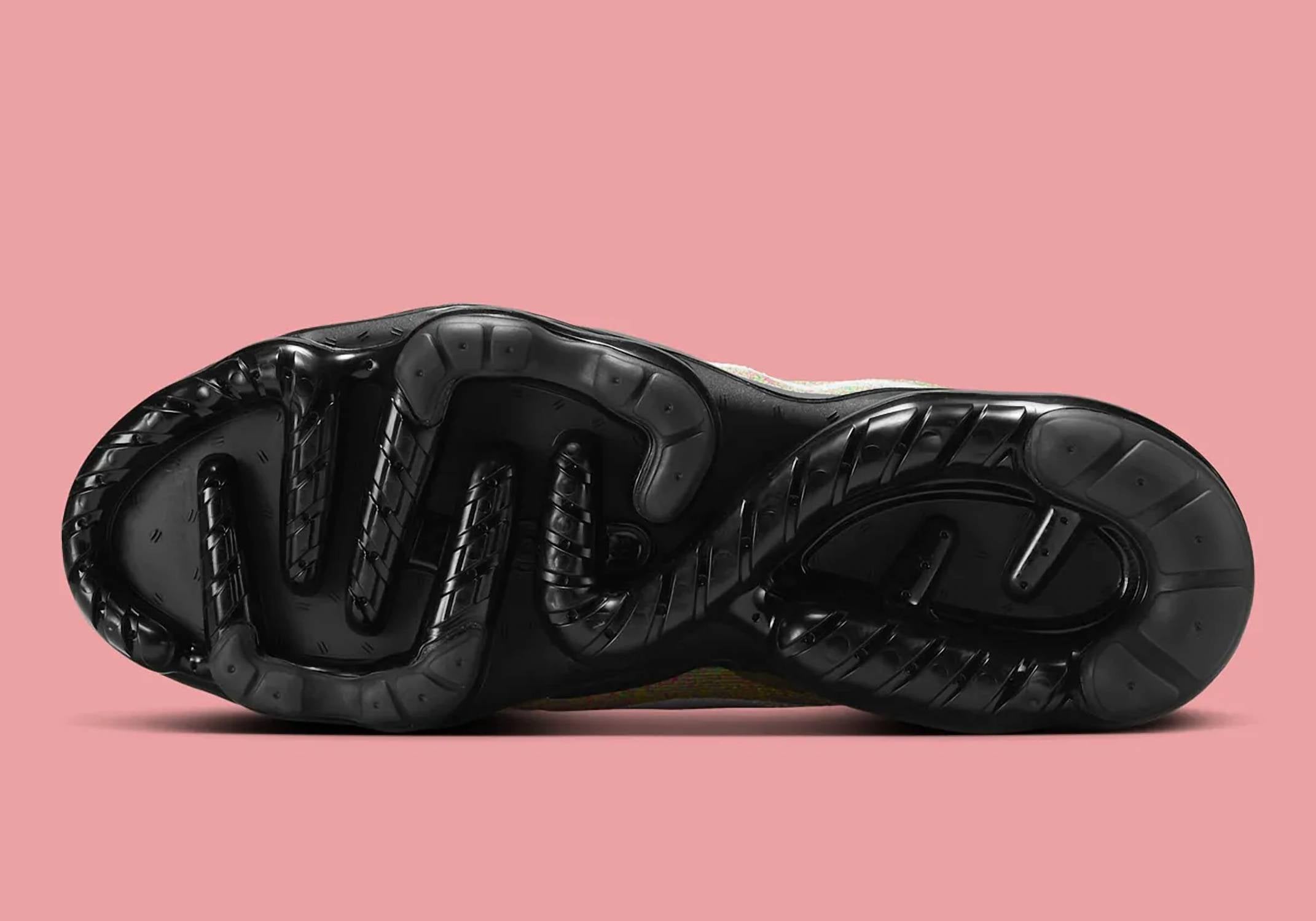 Men's Air Vapormax 2023 Flyknit Shoes In Black Barely Volt Multicolor