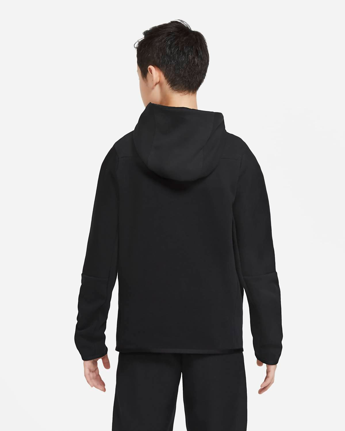 Kid's Sportswear Tech Fleece Pullover Hoodie In Black