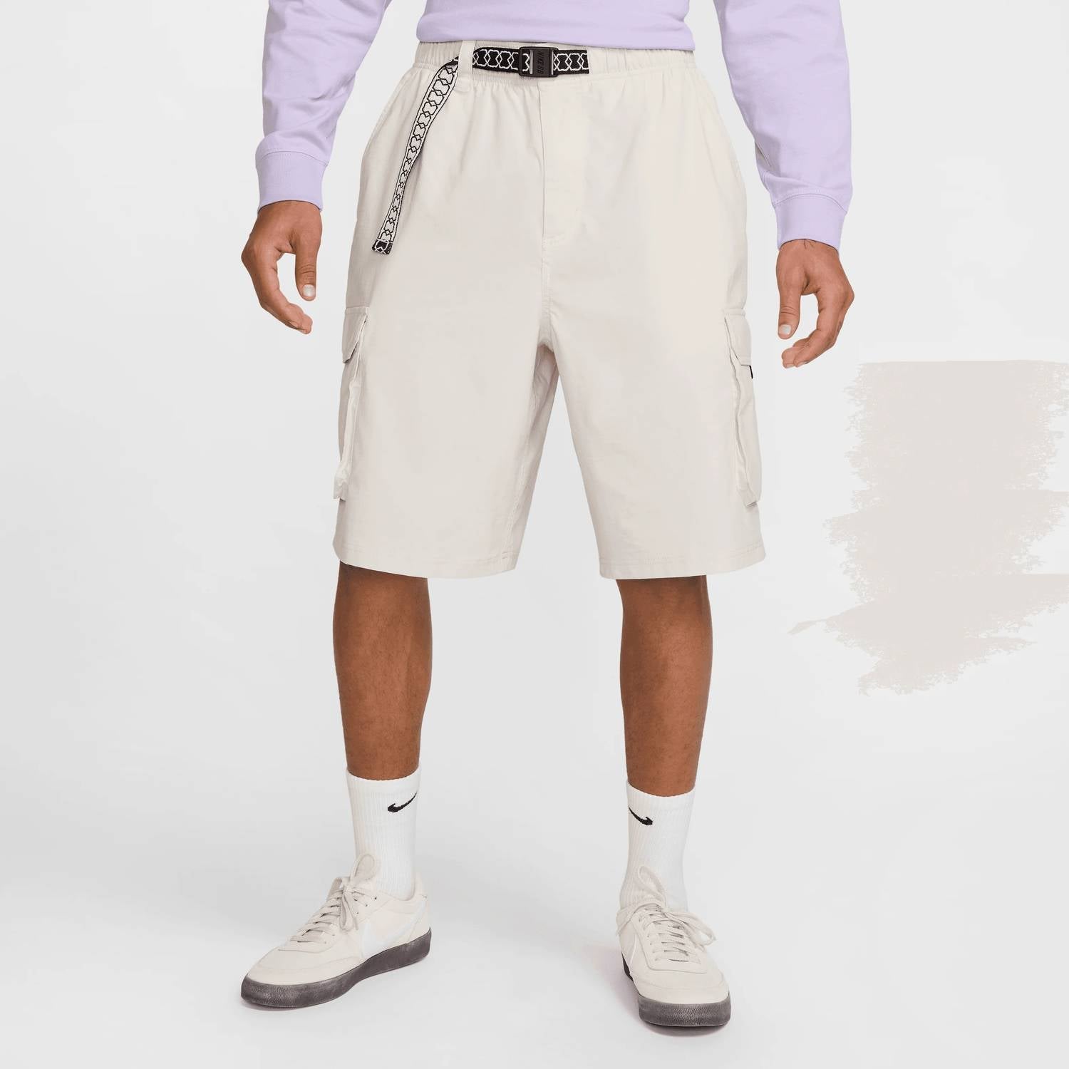 Sb Kearny Cargo Shorts In Light Bone