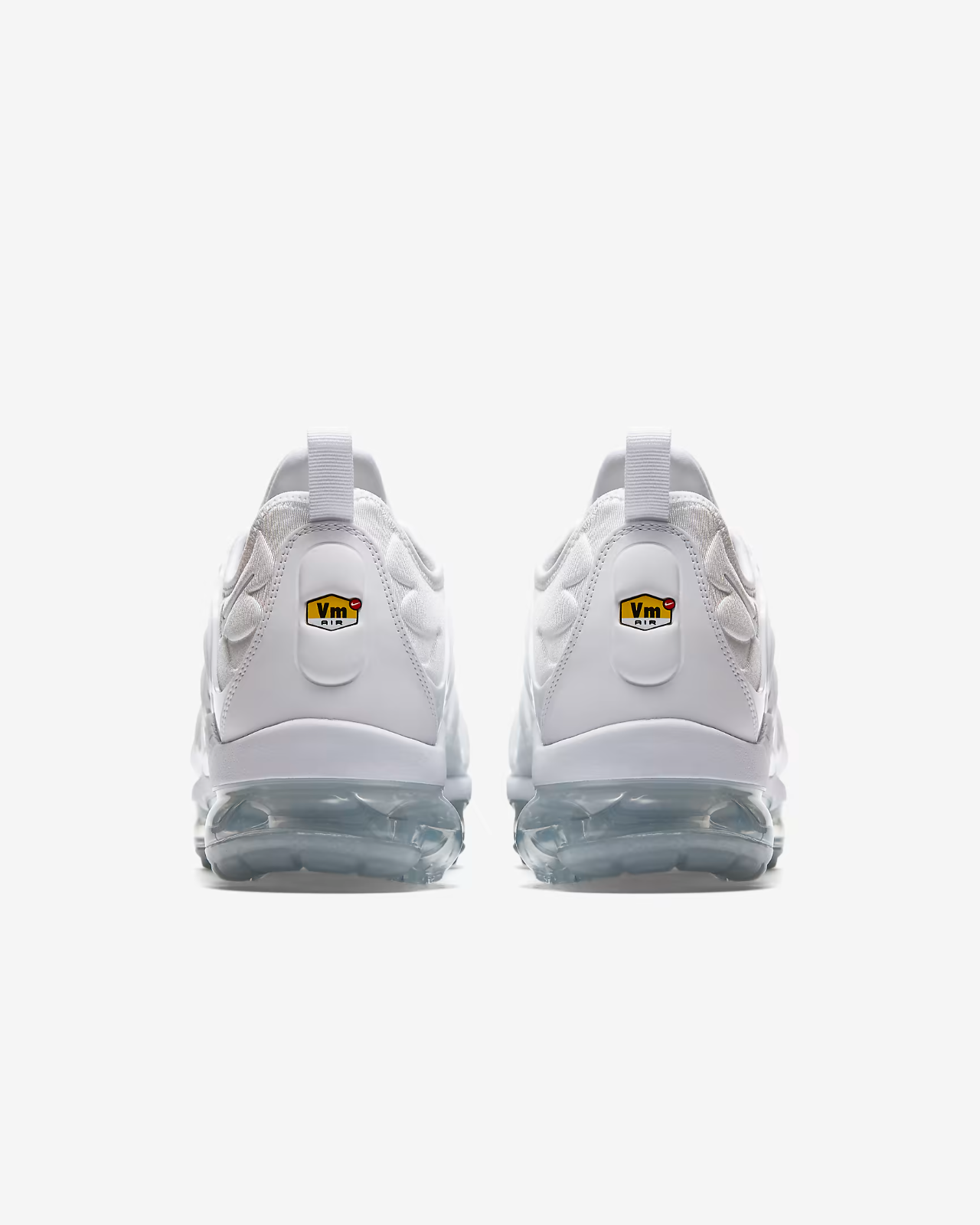 Men's Nike Air VaporMax Plus 924453-100 Sneakers White Pure Platinum Running Shoes