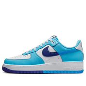 Men's Nike Air Force 1 '07 LV8 DZ2522-100 Sneakers 7 White Blue Lifestyle Shoes