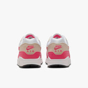 Women's Air Max 1 Sneaker In White/light Orewood Brown/black/aster Pink