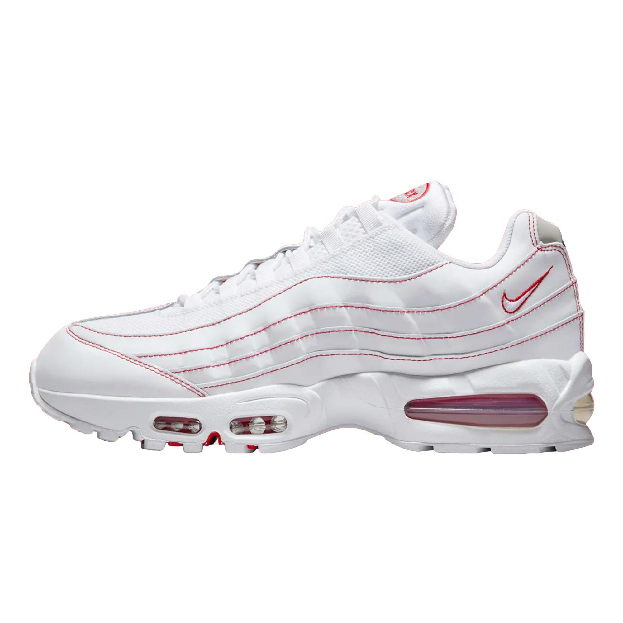 Men's Nike Air Max 95 OG White / White - University Red IB7936-100
