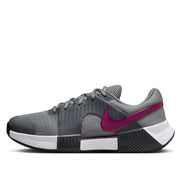 Men's Zoom Gp Challenge 1 Hc Tennis Shoe In Smoke Grey/sangria