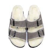 Women's Arizona Shearling Sandals In Stone Coin
