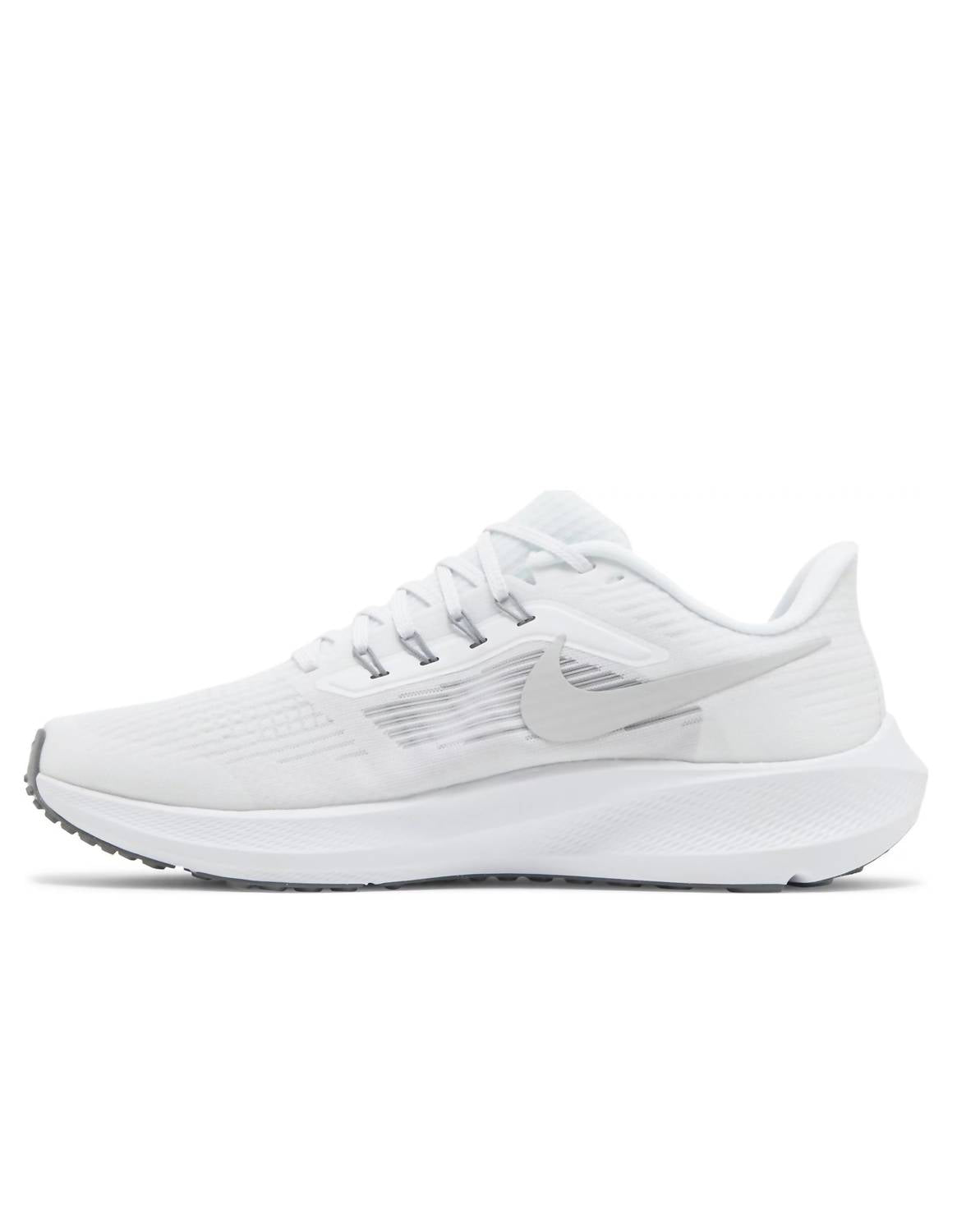 Men'S Pegasus 39 Road Running Shoes - Medium Width in White/Grey Fog/Particle Grey/Smoke Grey