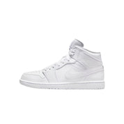 Men's Nike Air Jordan 1 Mid White / White - White 554724-136