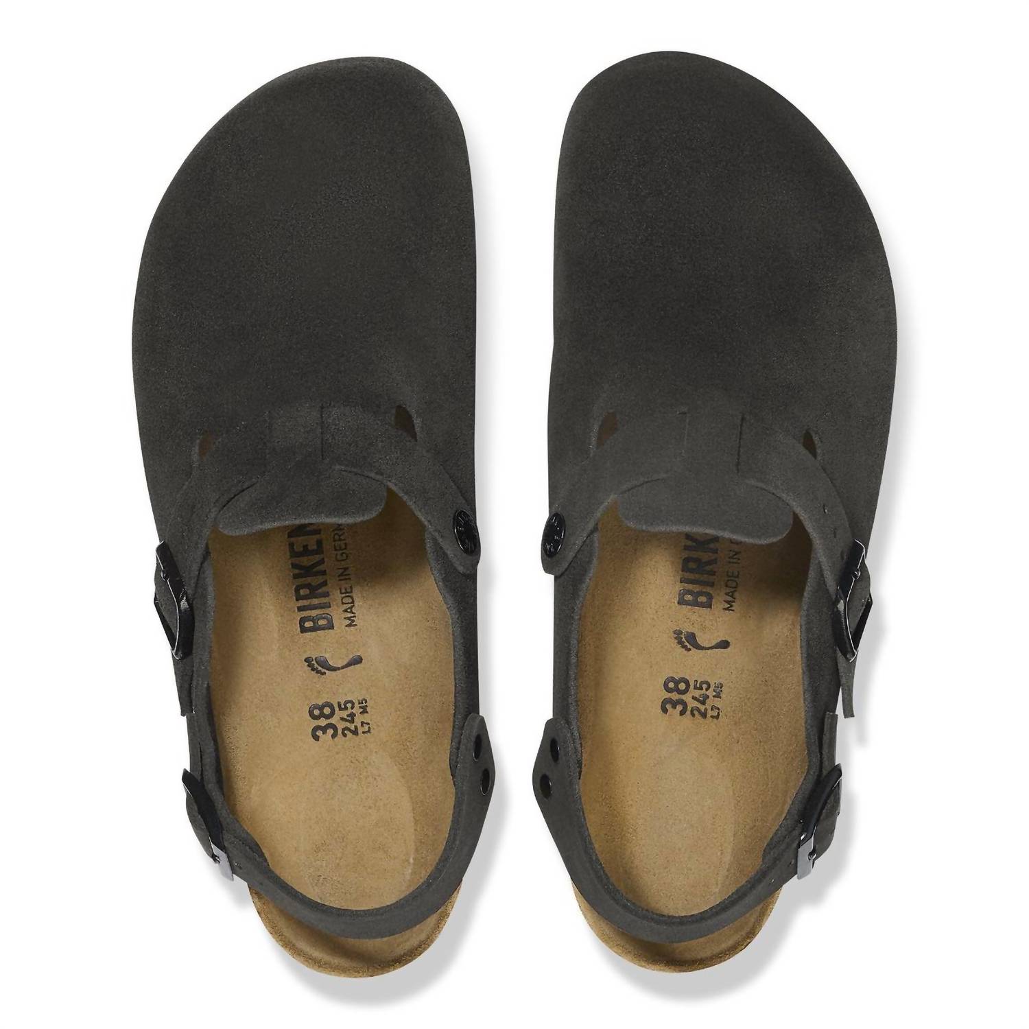 Women's Tokio Suede Clogs In Black