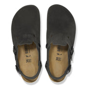 Women's Tokio Suede Clogs In Black