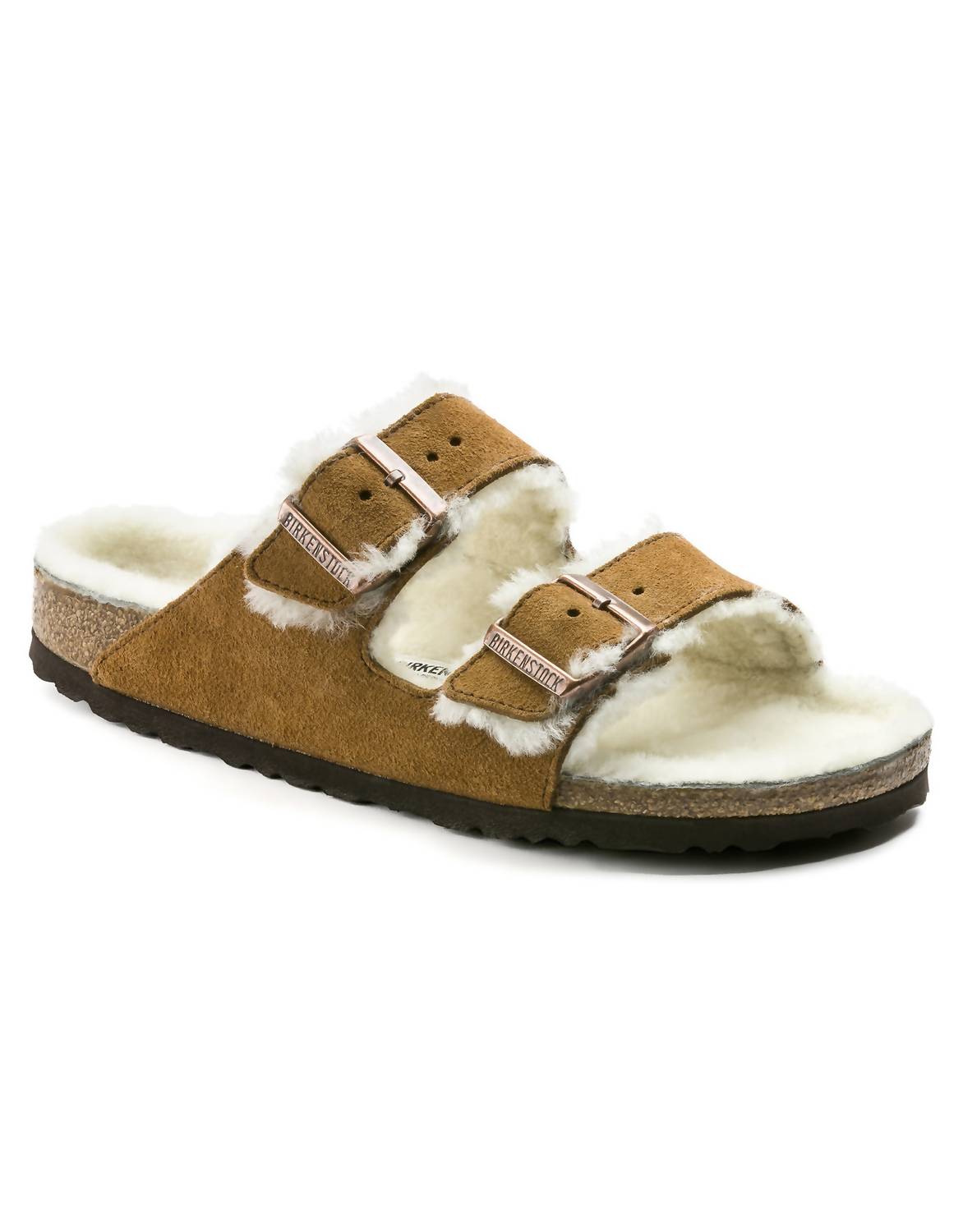 Unisex Arizona Shearling Sandal In Mink