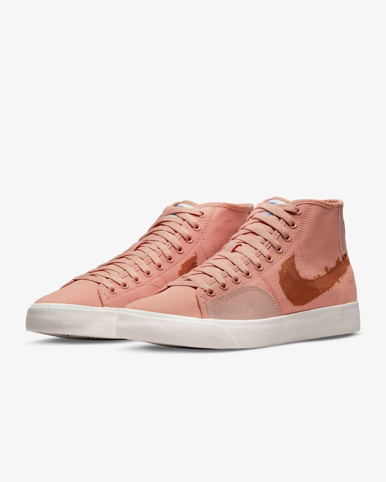 Men's Nike SB Blazer Court Mid Premium DM8553-601 Skateboard Shoes Rose Whisper
