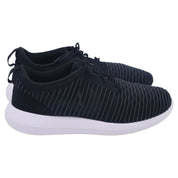 Nike Roshe Two Flyknit Sneakers in Black Nylon