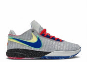 Men's Lebron 20 Lifer Shoes In Grey/blue/red