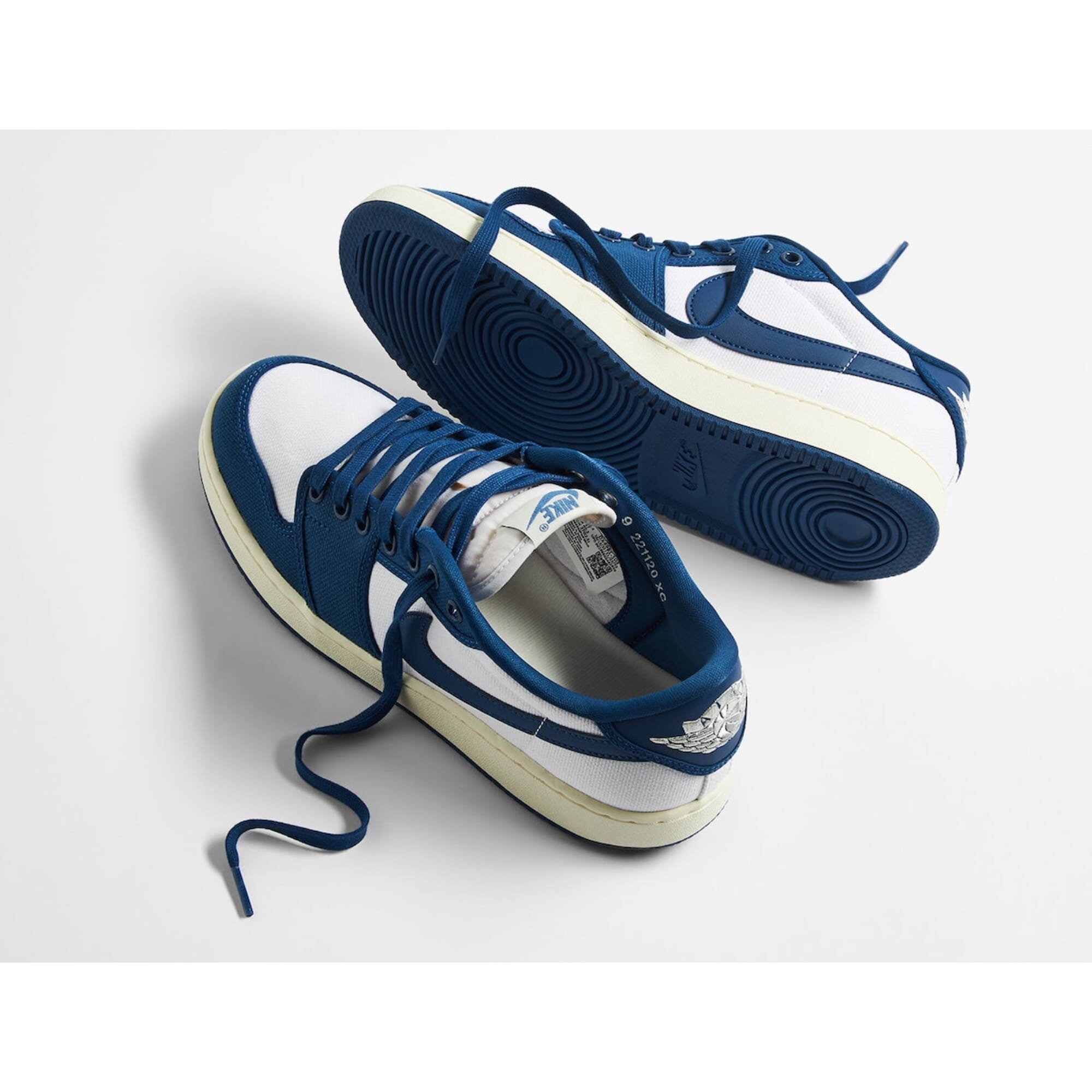 Men's Nike AJKO 1 Low White/Dark Royal Blue-Sail DX4981-103