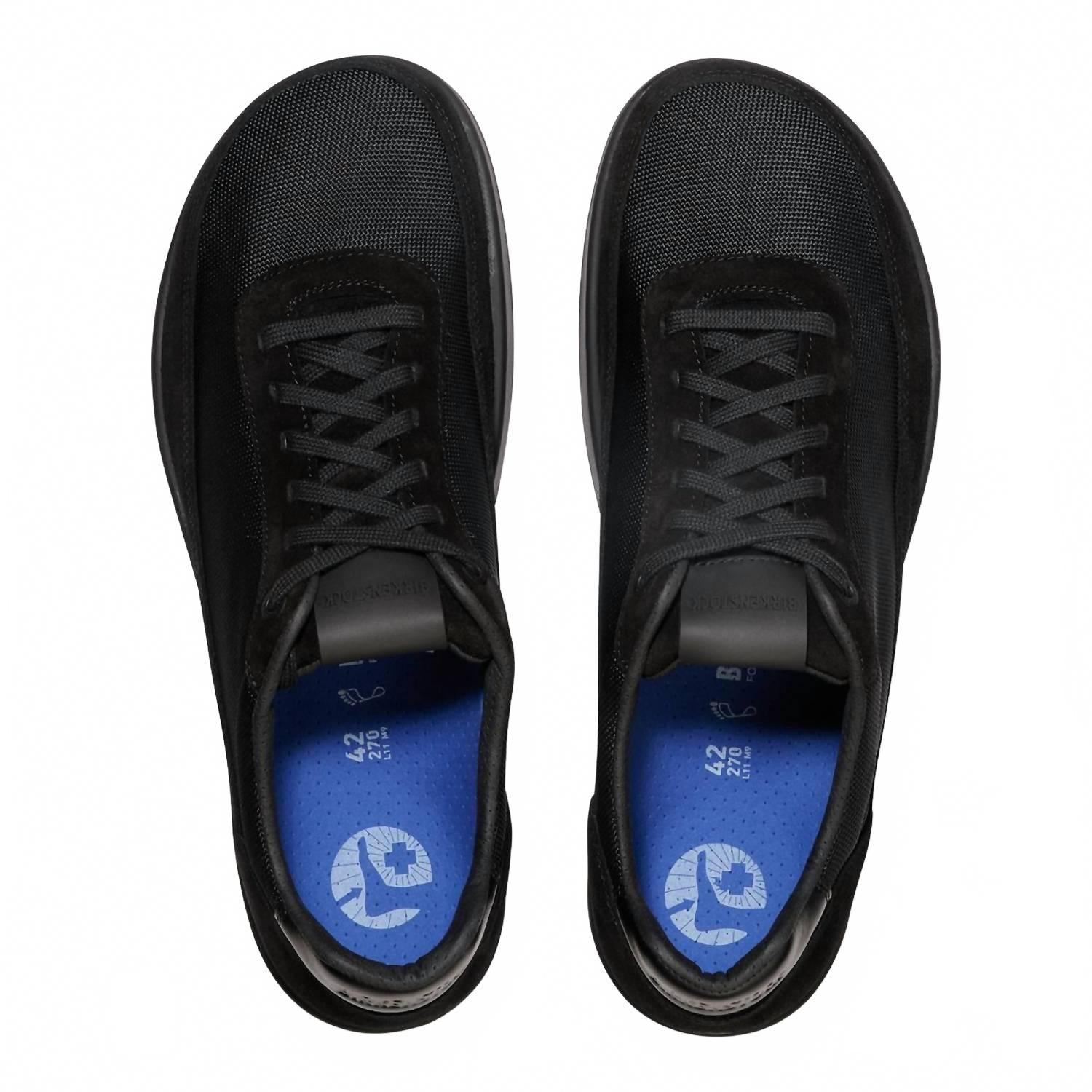 Unisex Honnef City Lace Up Sneakers In Black
