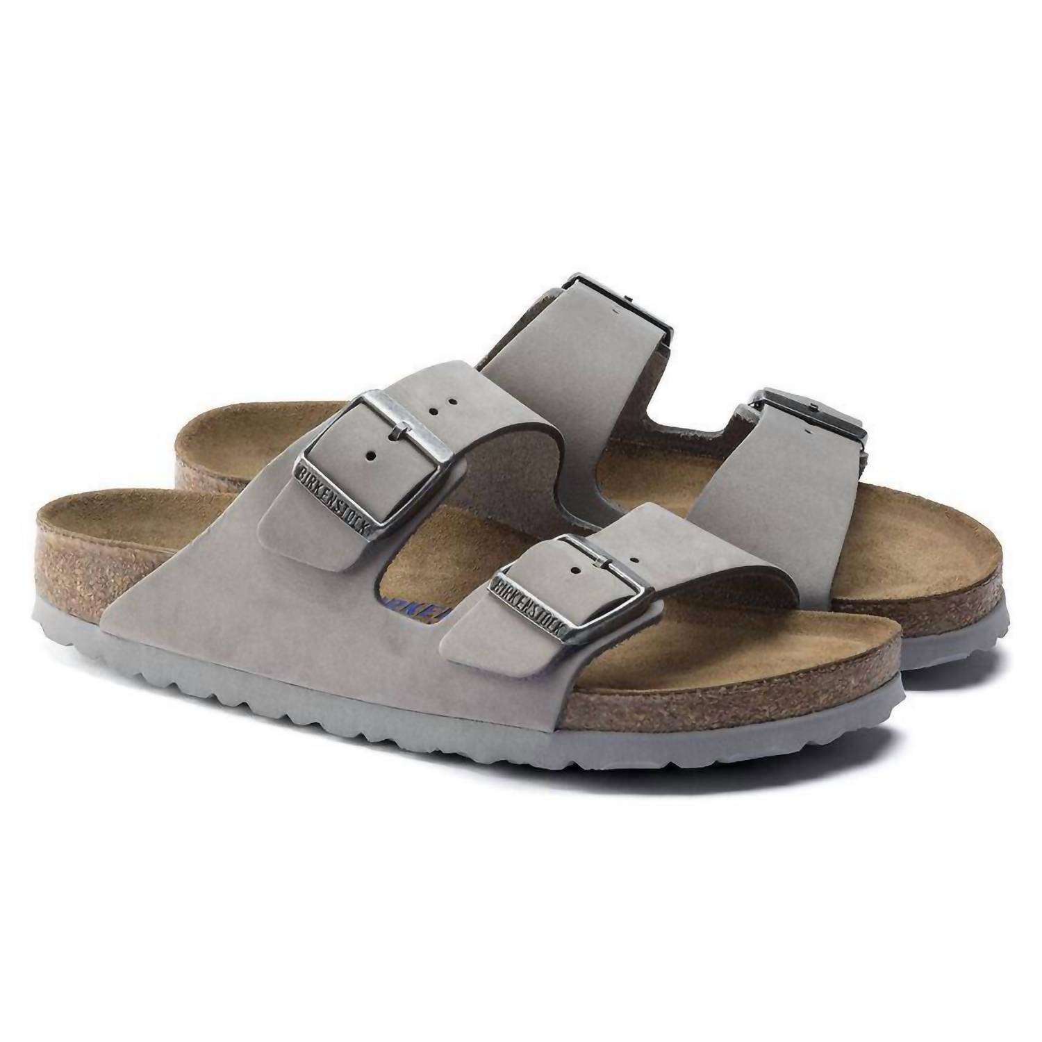 Women's Arizona Soft Footbed Sandal In Dove Gray