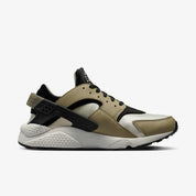 Men's Nike Air Huarache DD1068-007 Sneaker Khaki Black Leather Comfort Shoes