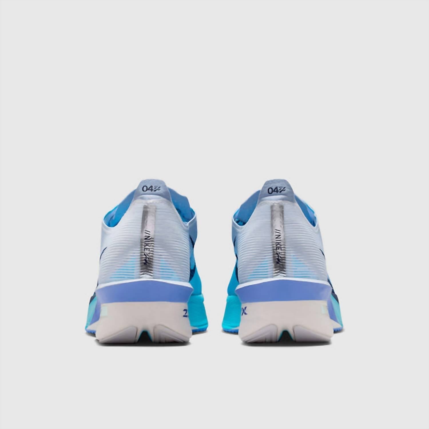 Women's Zoomx Vaporfly Next Shoe In White/midnight Navy-Hydrogen Blue