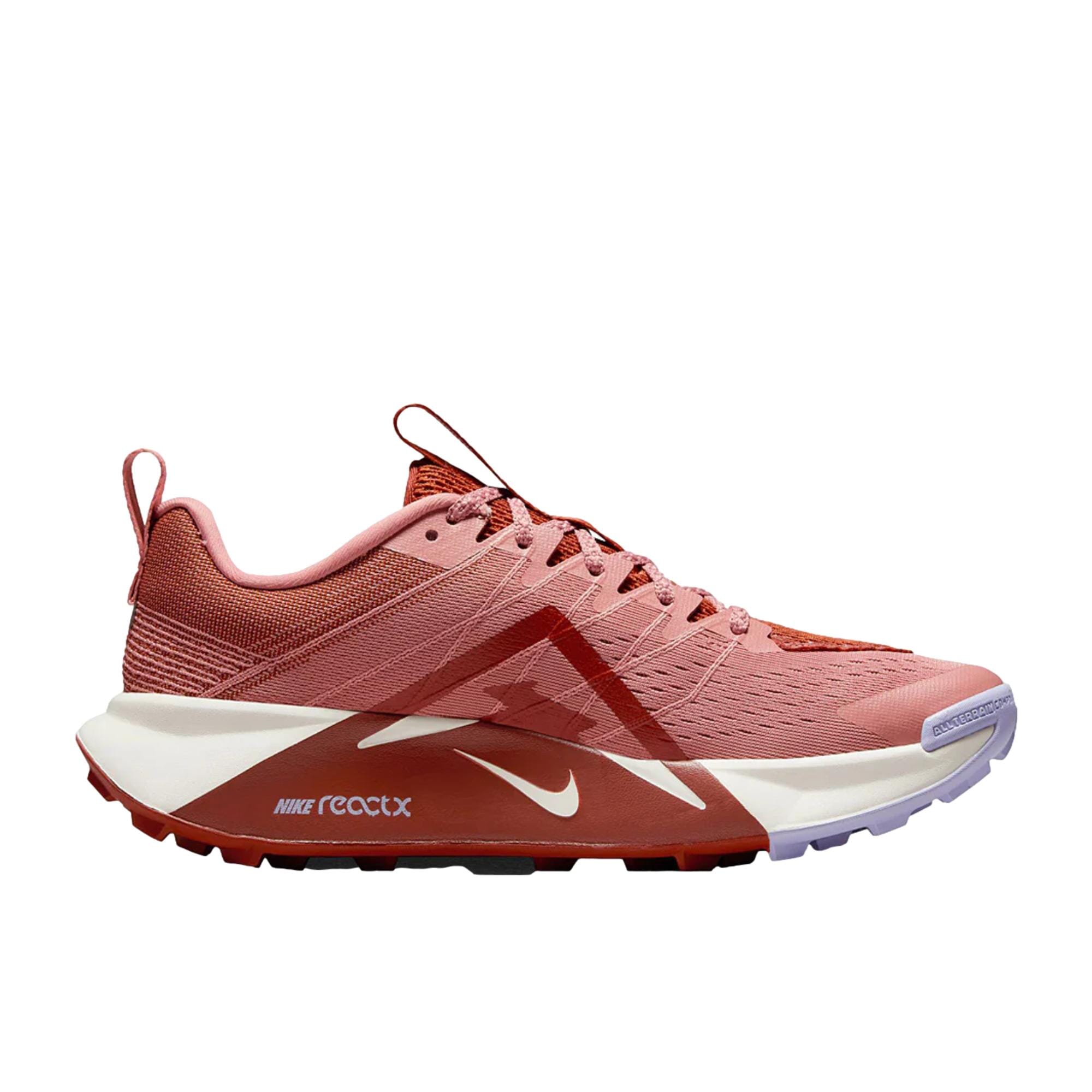 Nike Reactx Wildhorse 10 Red Stardust / Black - Lilac Ice  FV2337-600 Women's