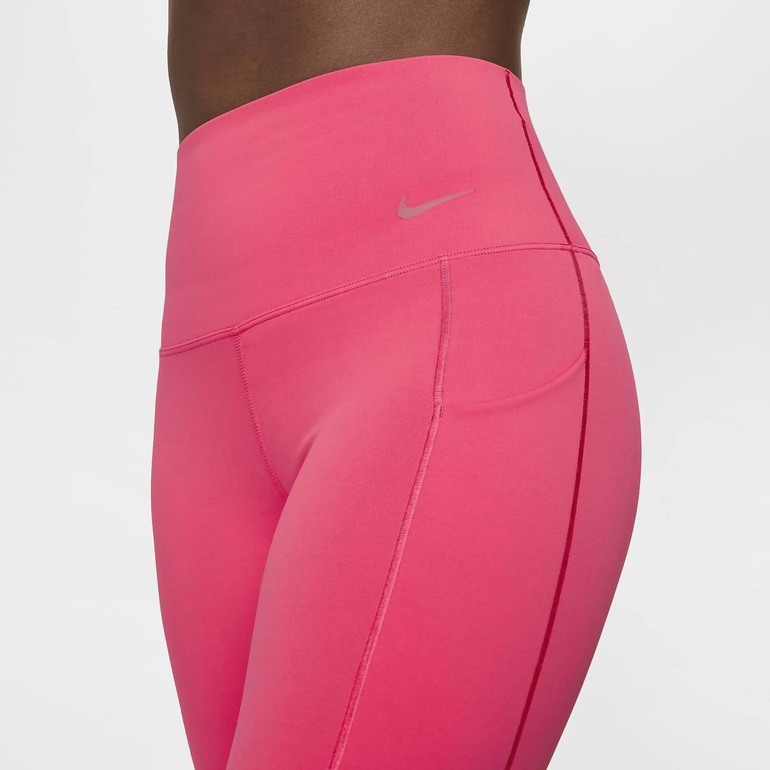 Women's Medium Support High Waisted Leggings In Aster Pink