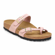 Women's Mayari Nubuck Leather Sandal In Soft Pink
