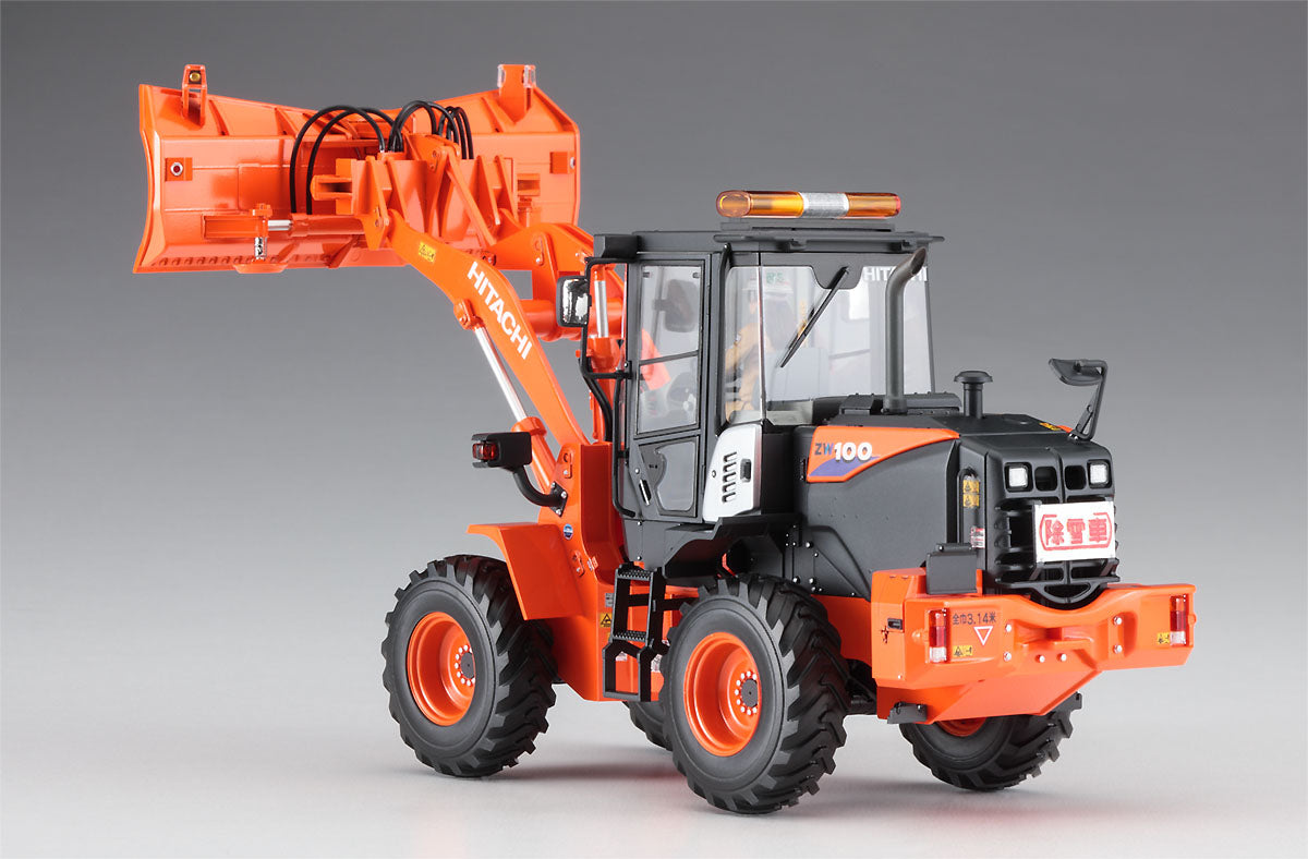 1/35 HITACHI WHEEL LOADER ZW100-6 MULTIPLOW (SNOWPLOW) WORKING MACHINE