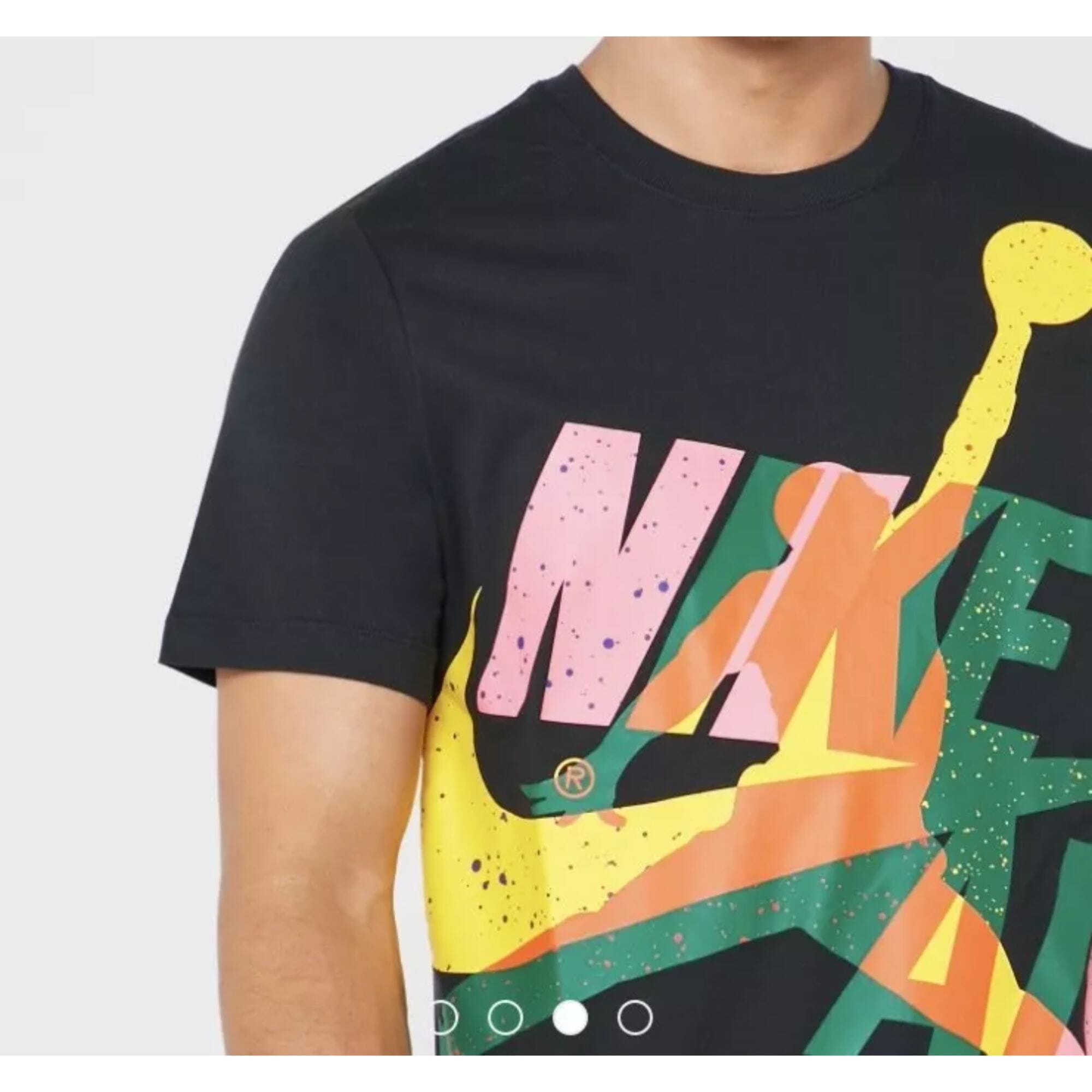 Men's Nike Jordan Jumpman Classics T-Shirt Black/Multi-Color CT6751-011