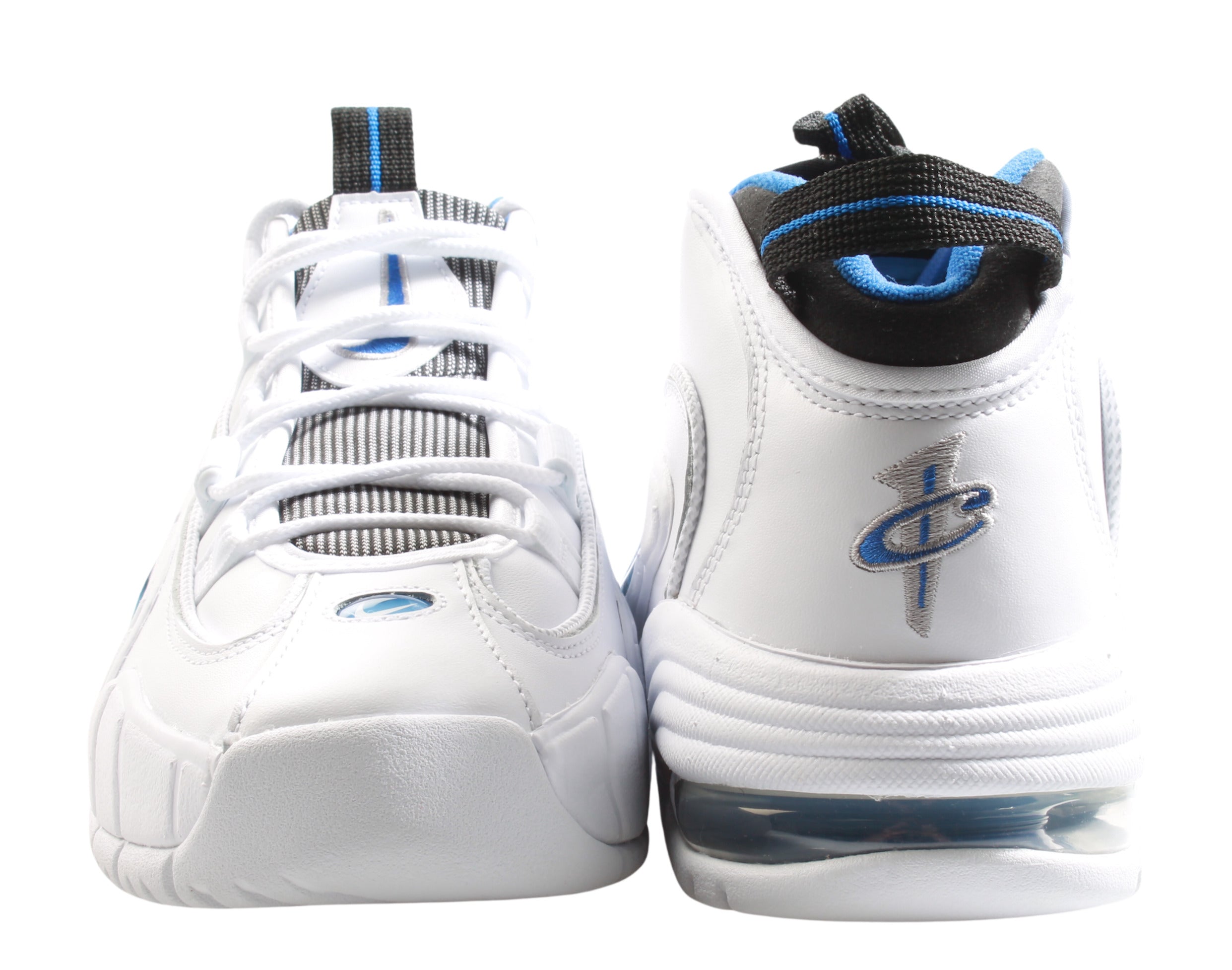 Men's Nike Air Max Penny 1 Home 2022 White/Blue Basketball Shoes DV0684-100