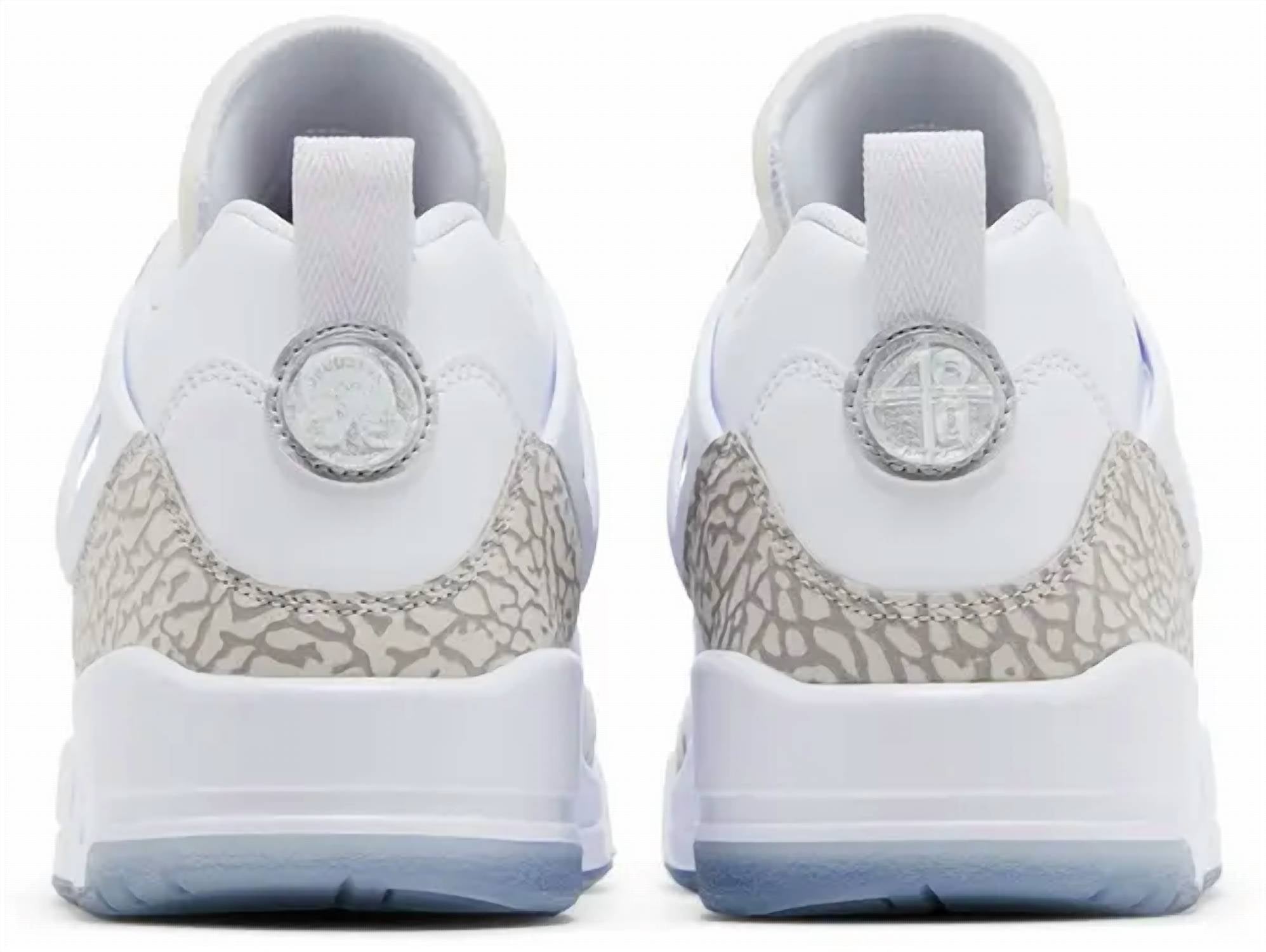 Men’S Jordan Spizike Low Shoe In White/grey