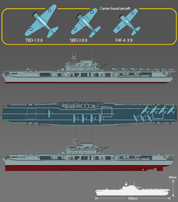 Academy 1/700 USS Enterprise CV-6 ''Battle of Midway''