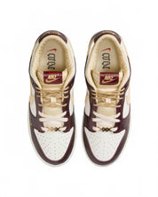 Women's Dunk Low Lx Year Of The Snake Shoes In Sail/burgundy Crush/team Gold