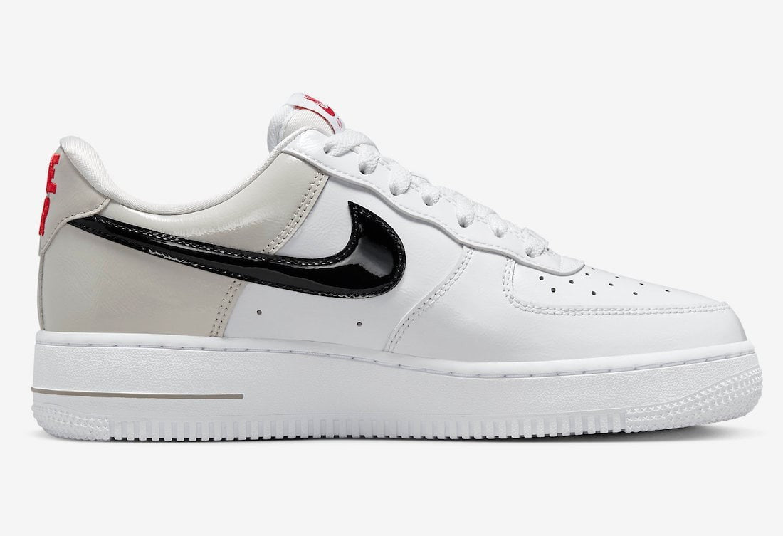 Women's Nike Air Force 1 Low DQ7570-075 Sneakers Womens White Light Iron Lifestyle Shoes