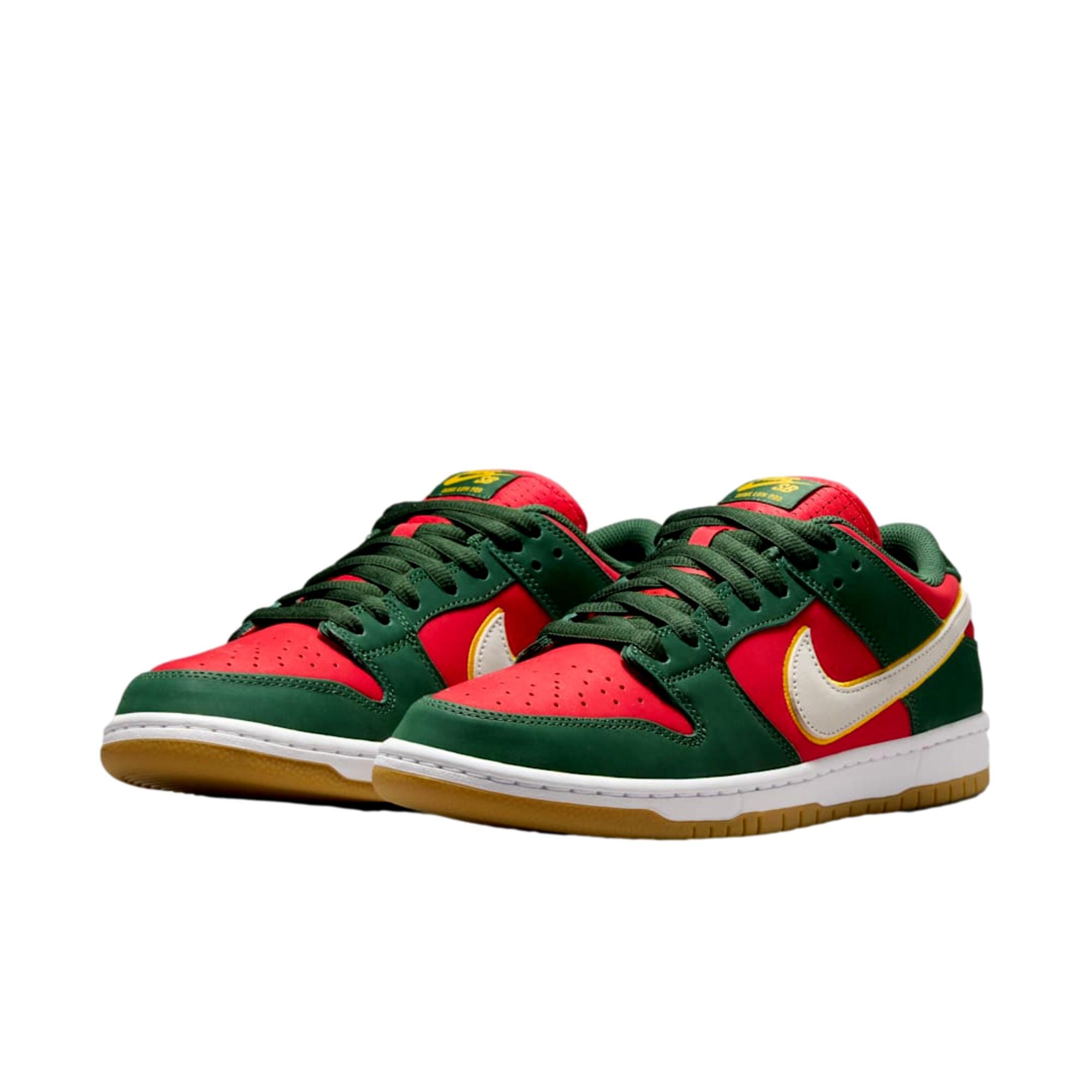 Men's Nike SB Dunk Low Pro Premium Fir/White-University Gold FZ1287-300