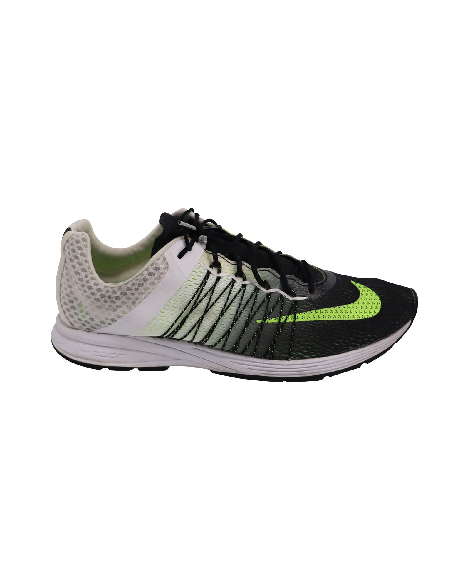 Nike Air Zoom Streak 5 in Black/Neon Polyester